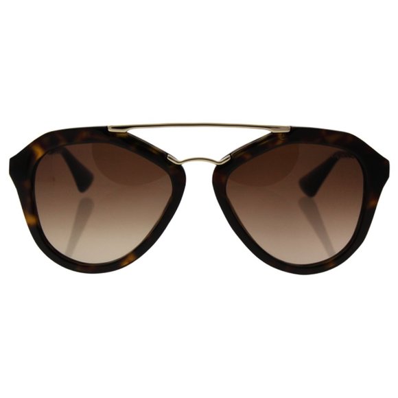 Prada Cinema Tortoiseshell Sunglasses 62799 Gradient Lenses Gold-tone Frame - Picture 1 of 12